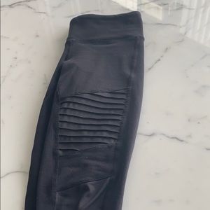 ALO YOGA | XS MOTO LEGGINGS BLACK